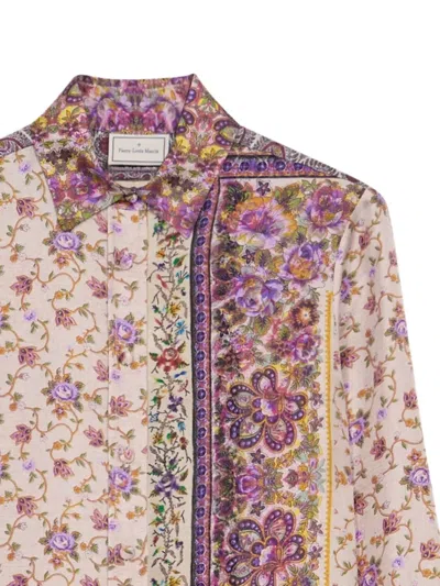 Pierre-louis Mascia Aloe Paisley-print Shirt In Multi