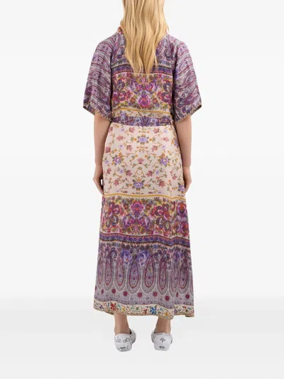 Pierre-louis Mascia Aloe Maxi Dress In Multi