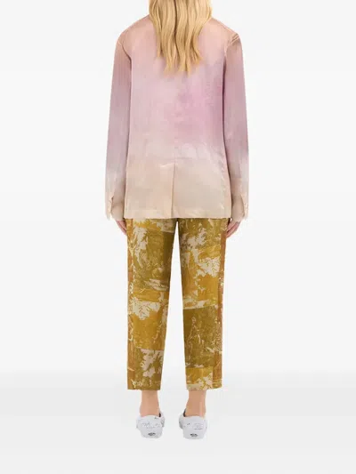 Pierre-louis Mascia Ombré-effect Double-breasted Jacket In Neutral