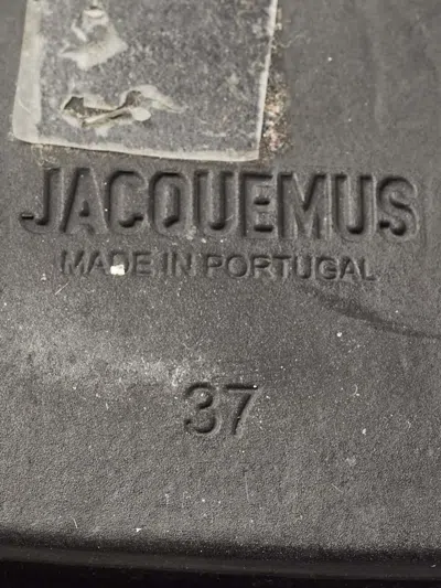 Pre-owned Jacquemus 100m Les Carre Rond Leather Sandals