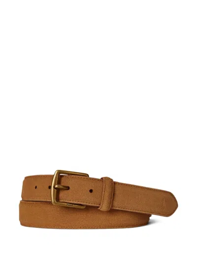 Polo Ralph Lauren Leather Belt In Brown