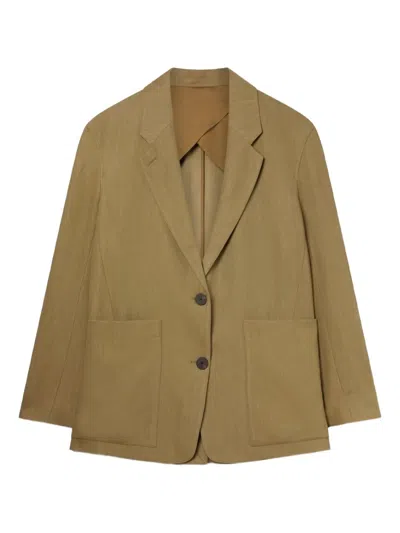 Studio Nicholson Khaki Conde Blazer In Brown