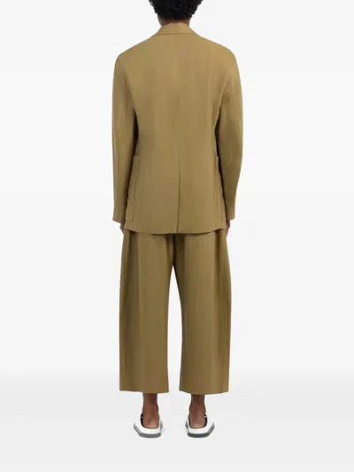 Studio Nicholson Khaki Conde Blazer In Brown