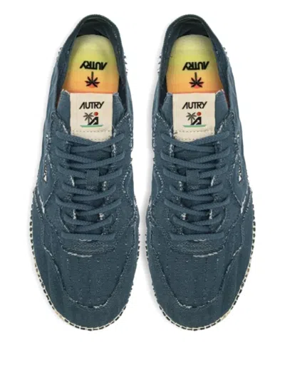 Autry Espadrillas Canvas Sneakers In Blue