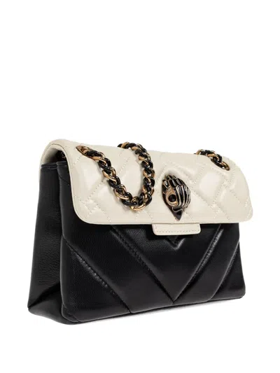 Kurt Geiger London Mini Kensington Leather Convertible Shoulder Bag In Gray