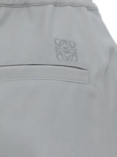 Loewe Drawstring-waist Shorts In Gray