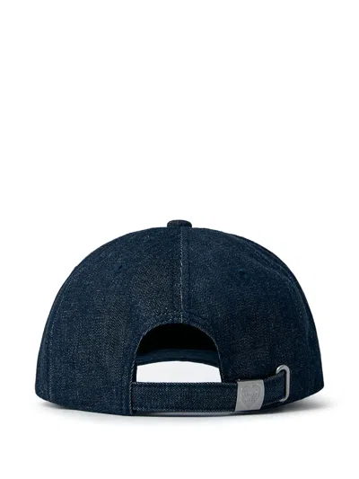 Human Made Logo-patch Baseball Cap In Blue