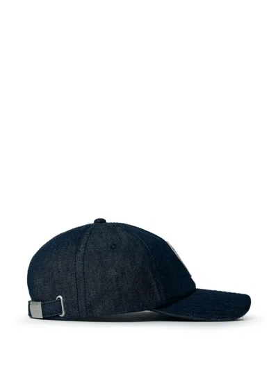 Human Made Logo-patch Baseball Cap In Blue