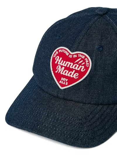 Human Made Logo-patch Baseball Cap In Blue