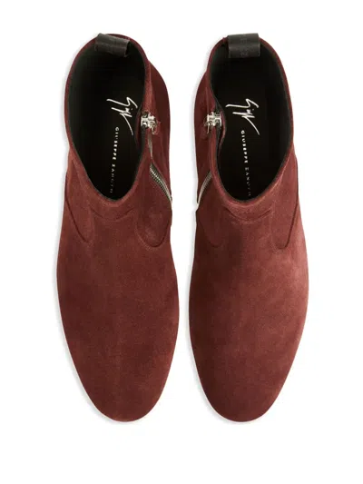 Giuseppe Zanotti Ron Suede Ankle Boots