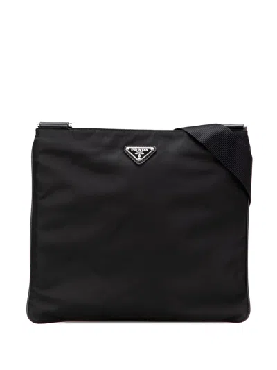 Pre-owned Prada 2013-2025 Tessuto Zip Top Crossbody Bag
