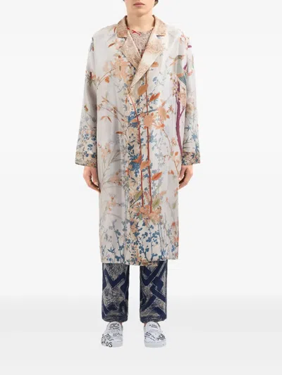 Pierre-louis Mascia Enekam Double-breasted Coat In Neutral