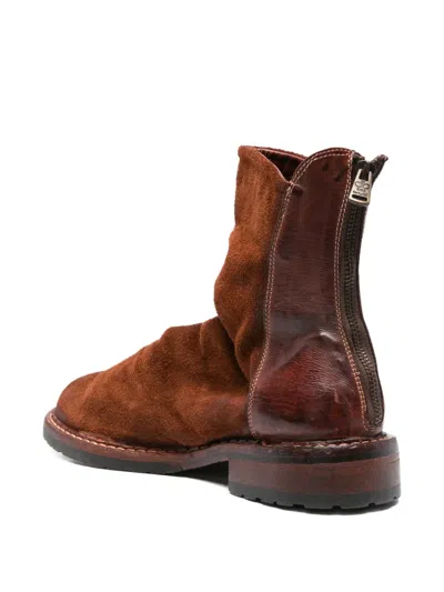 King Tartufoli Suede Zipped Boots
