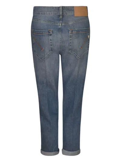 Dondup Logo-patch Jeans In Blue