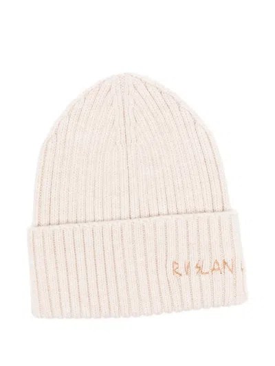 Ruslan Baginskiy Ribbed-knit Hat In White