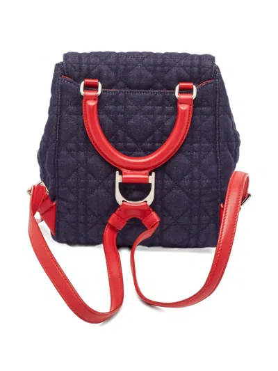 Pre-owned Dior Quilted Ladybug-appliqué Backpack