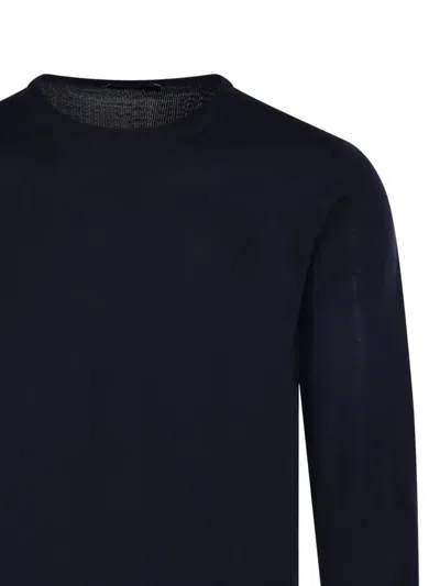 Roberto Collina Round Neck Long-sleeved Sweater In Black