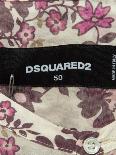 Pre-owned Dsquared2 Floral-print Shirt
