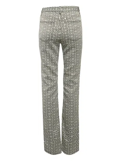 Pre-owned Givenchy Jacquard Pattern Trousers