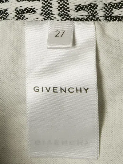 Pre-owned Givenchy Jacquard Pattern Trousers