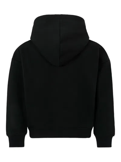 John Richmond Junior Punk-logo Hoodie In Black