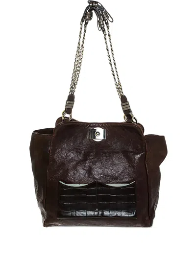 Pre-owned Chloé Chain-strap Leather Tote Bag