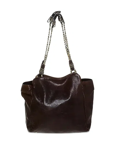 Pre-owned Chloé Chain-strap Leather Tote Bag