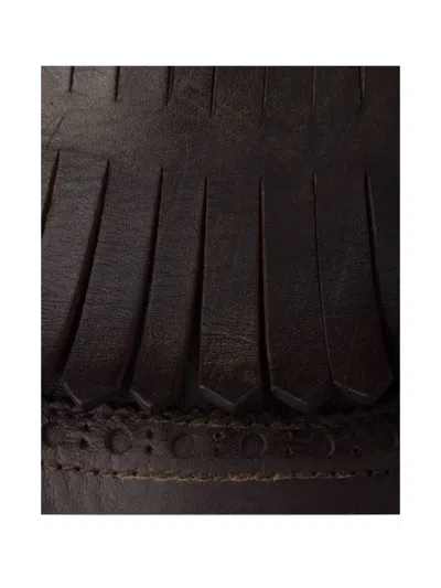 Prada Fringed Buckle Shoes