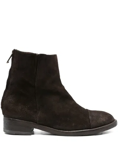 King Tartufoli Zip-detail Suede Boots