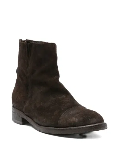 King Tartufoli Zip-detail Suede Boots