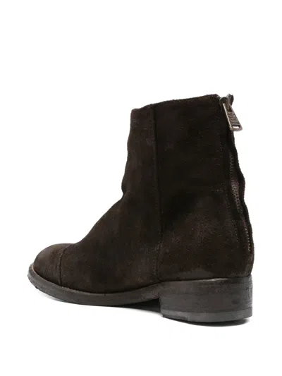 King Tartufoli Zip-detail Suede Boots