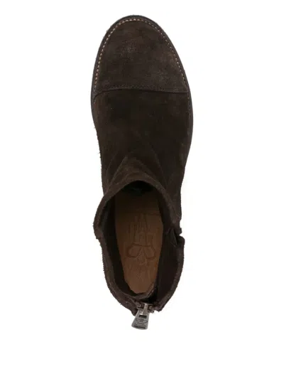 King Tartufoli Zip-detail Suede Boots