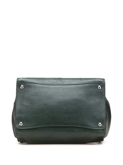 Pre-owned Prada 2010-2025 Glace Calf Twin Pocket Satchel