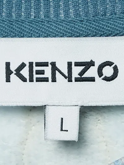 Pre-owned Kenzo Abstract-floral Sweatshirt In Blue