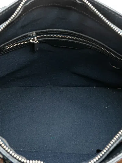 Pre-owned Louis Vuitton 2002 Monogram Mat Stockton Tote Bag In Blue