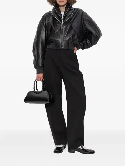 Givenchy Bomber With Zipped Shawl Collar In Nappa Leather