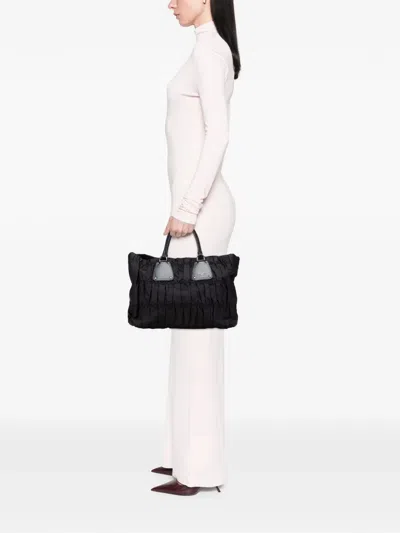 Pre-owned Prada 2000-2013 Tessuto Gaufre Tote Bag