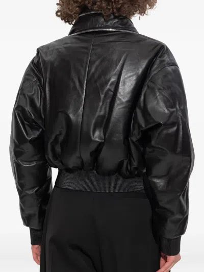Givenchy Bomber With Zipped Shawl Collar In Nappa Leather