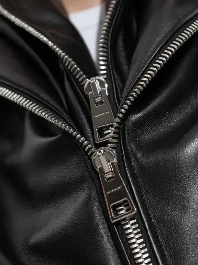 Givenchy Bomber With Zipped Shawl Collar In Nappa Leather