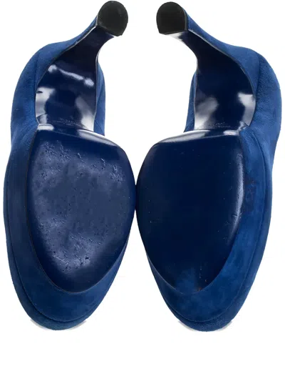 Pre-owned Saint Laurent 140mm Palais Platform Pumps