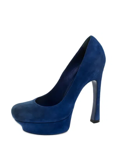 Pre-owned Saint Laurent 140mm Palais Platform Pumps