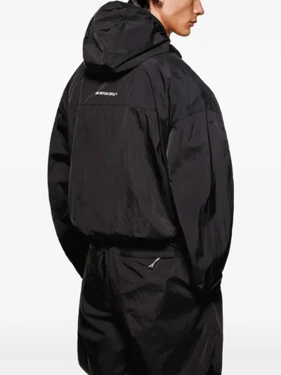 Mki Miyuki Zoku Zip-up Hooded Jacket In Black