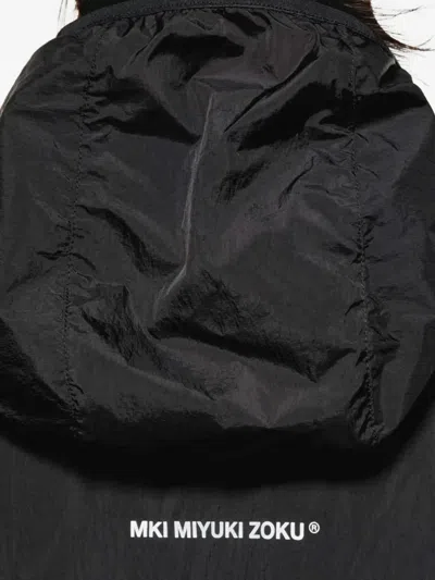 Mki Miyuki Zoku Zip-up Hooded Jacket In Black
