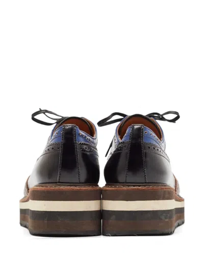 Pre-owned Prada Platform Derby Shoes
