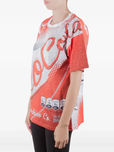 Pre-owned Moschino 2024 Soda-print T-shirt In Red