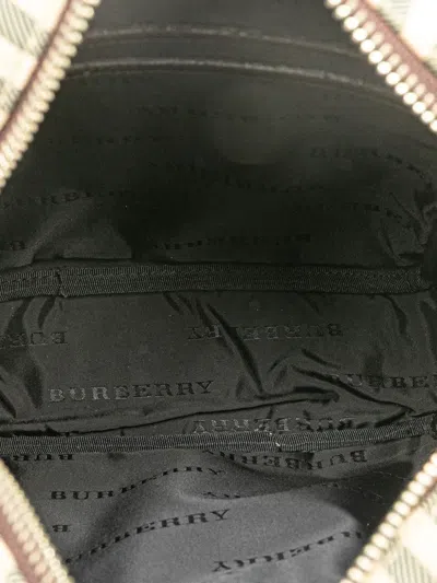 Pre-owned Burberry 2000-2017 House Check Canvas Crossbody Bag