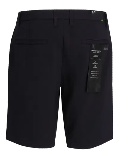 Hugo Boss Logo-print Shorts In Black