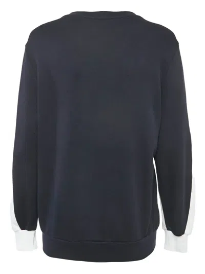 Pre-owned Stella Mccartney Bird-embroidery Sweatshirt In Blue