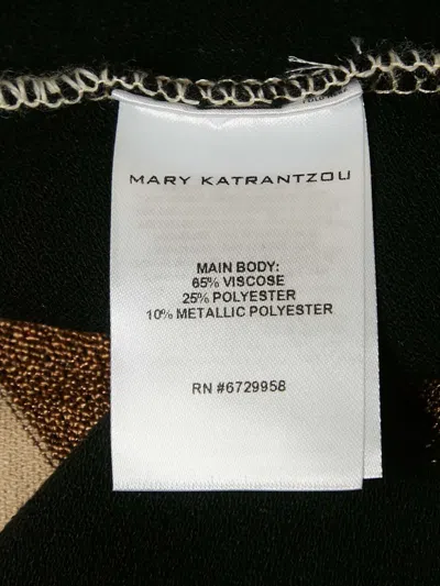 Pre-owned Mary Katrantzou Intarsia Mock-neck Sweater
