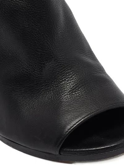 Pre-owned Stuart Weitzman Peep-toe Leather Boots